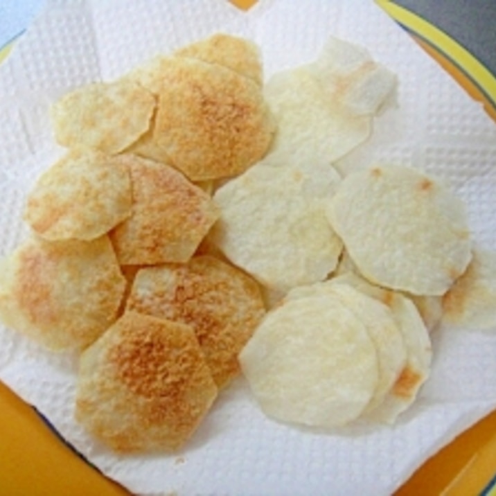 ワンコ用 レンジで里芋チップス